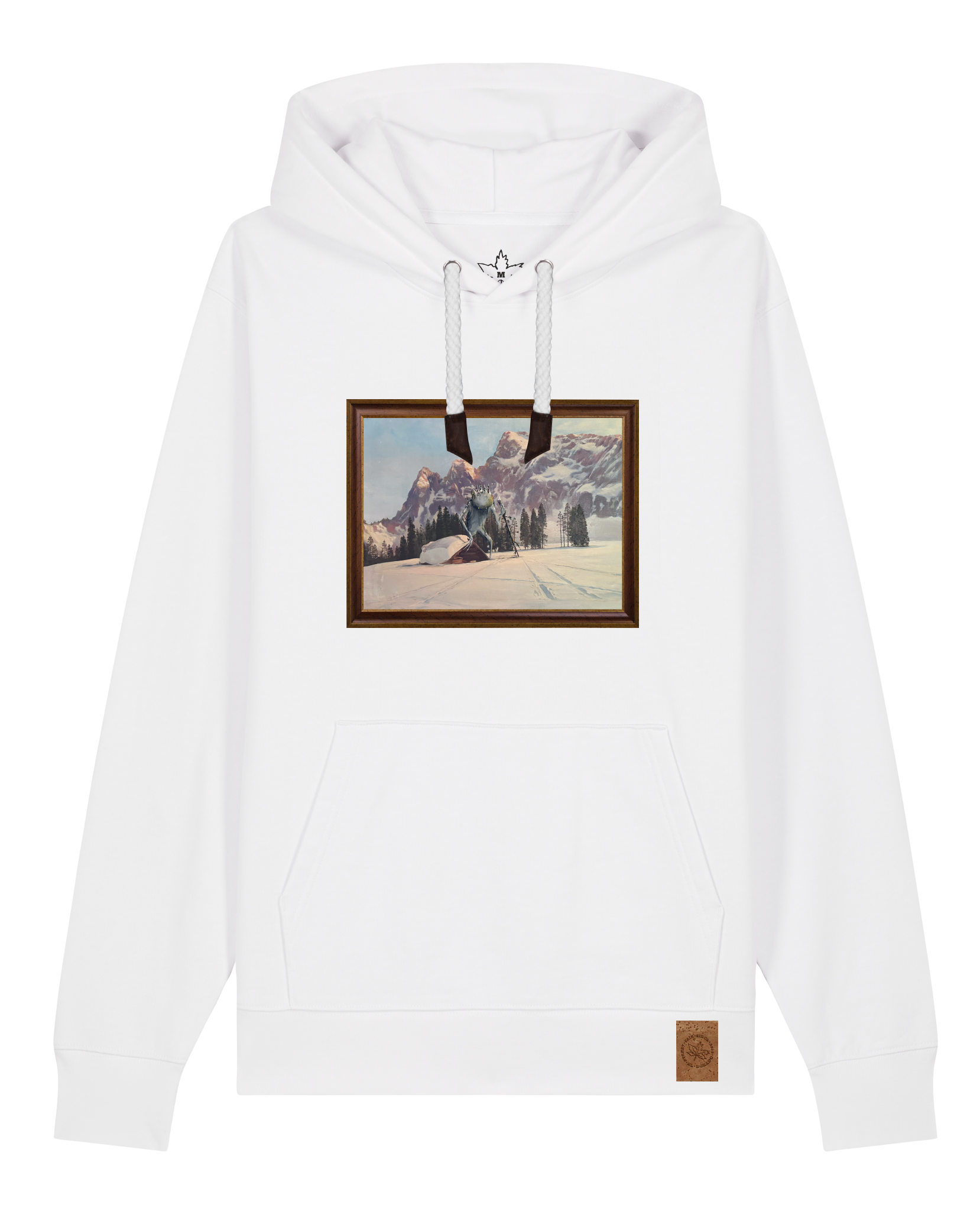 bio-unisex-medium fit-hoodie-rübezahl in spindler myln-stsu177-weiß-weiße kordel-front