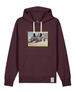 bio-unisex-medium fit-hoodie-rübezahl in spindler myln-stsu177-zartbitter-weiße kordel-front