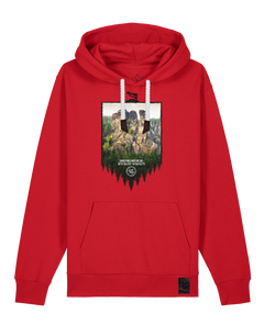 bio-unisex-medium fit-hoodie-sächsische schweiz-stsu177-erdbeere-weiße kordel-front