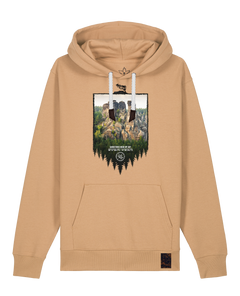 bio-unisex-medium fit-hoodie-sächsische schweiz-stsu177-meersand-weiße kordel-front