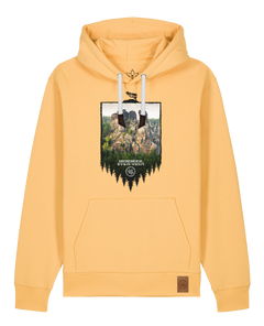 bio-unisex-medium fit-hoodie-sächsische schweiz-stsu177-senfkorn-weiße kordel-front