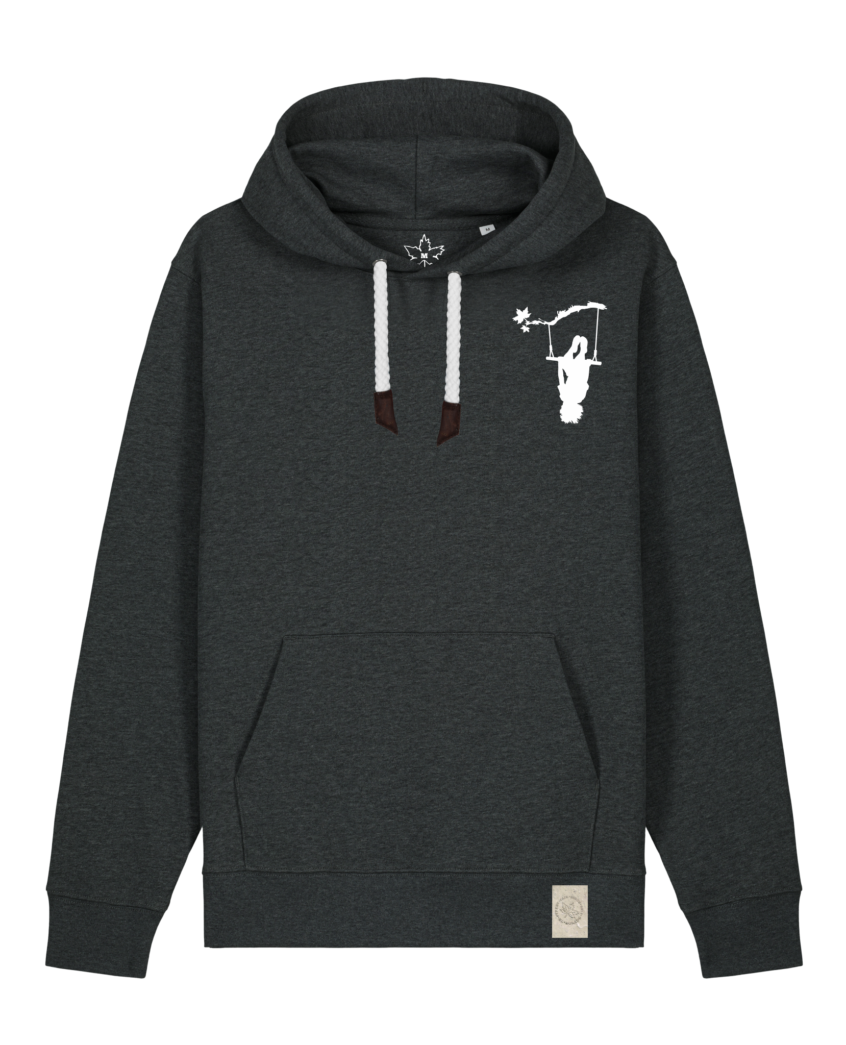 bio-unisex-medium fit-hoodie-schaukeln (backprint)-stsu177-elephant-weiße kordel-front