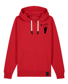 bio-unisex-medium fit-hoodie-schaukeln (backprint)-stsu177-erdbeere-weiße kordel-front