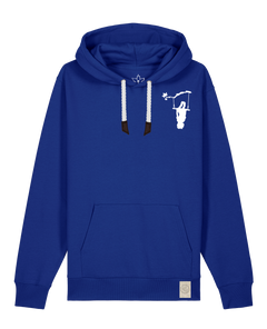 bio-unisex-medium fit-hoodie-schaukeln (backprint)-stsu177-kornblume-weiße kordel-front