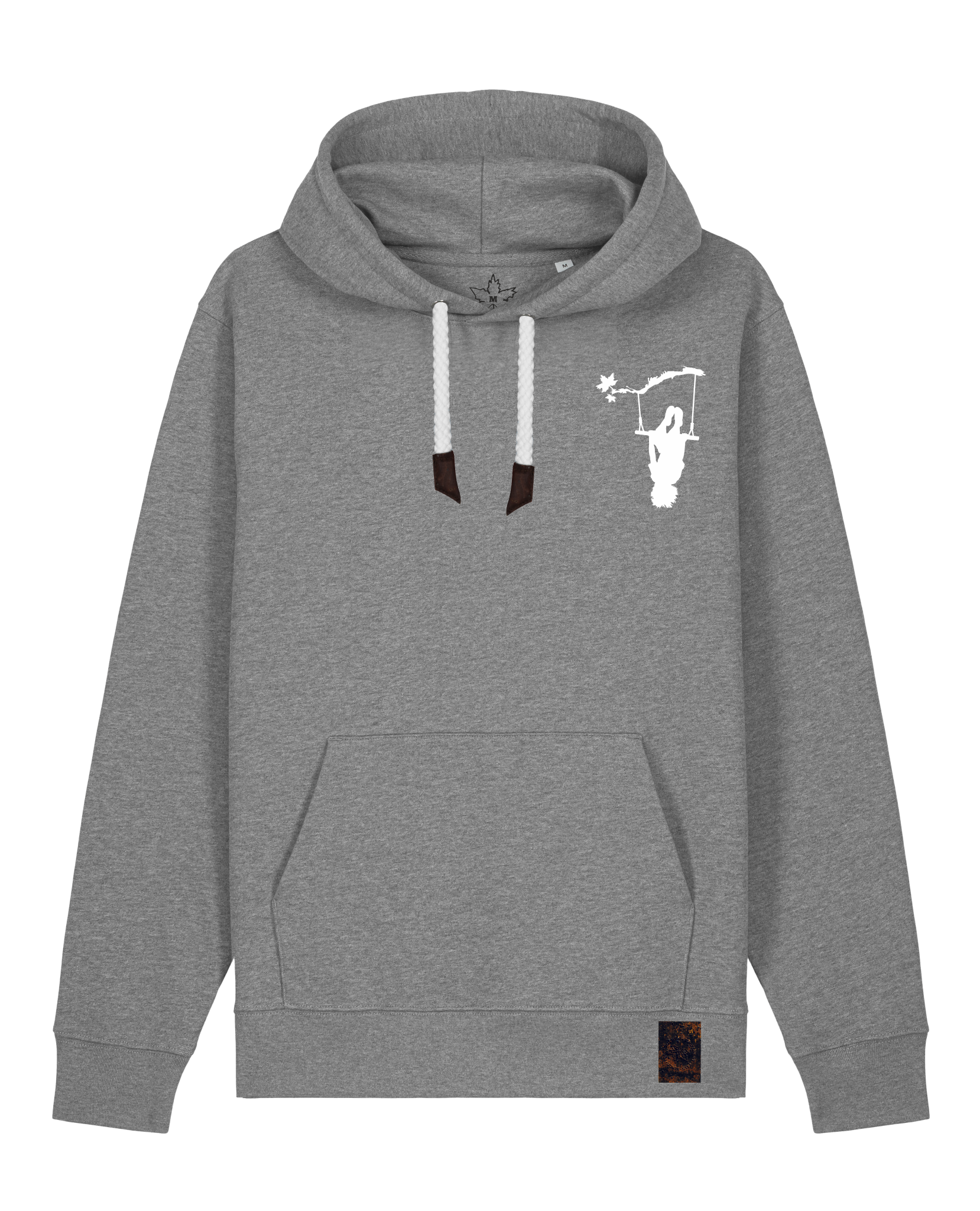 bio-unisex-medium fit-hoodie-schaukeln (backprint)-stsu177-opossum-weiße kordel-front
