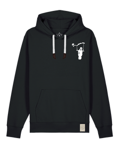 bio-unisex-medium fit-hoodie-schaukeln (backprint)-stsu177-schwarz-weiße kordel-front