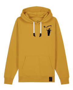 bio-unisex-medium fit-hoodie-schaukeln (backprint)-stsu177-senf-weiße kordel-front