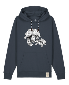 bio-unisex-medium fit-hoodie-schildkrötis-stsu177-blaubeernacht-sw kordel-front