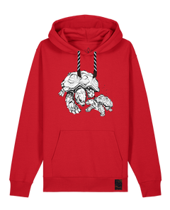 bio-unisex-medium fit-hoodie-schildkrötis-stsu177-erdbeere-sw kordel-front
