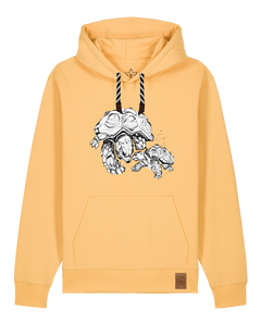 bio-unisex-medium fit-hoodie-schildkrötis-stsu177-senfkorn-sw kordel-front