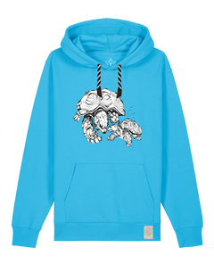 bio-unisex-medium fit-hoodie-schildkrötis-stsu177-wasserblau-sw kordel-front