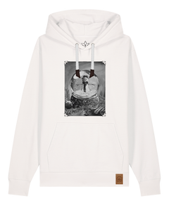 bio-unisex-medium fit-hoodie-schneekugel-stsu177-bio ei-weiße kordel-front