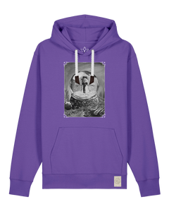 bio-unisex-medium fit-hoodie-schneekugel-stsu177-blaukraut-weiße kordel-front
