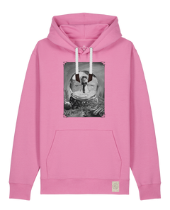 bio-unisex-medium fit-hoodie-schneekugel-stsu177-kaugummi-weiße kordel-front