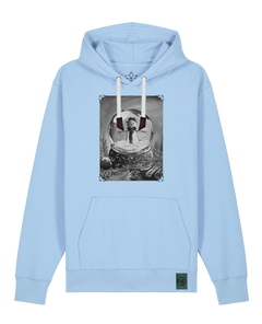 bio-unisex-medium fit-hoodie-schneekugel-stsu177-lagune-weiße kordel-front
