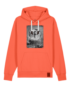 bio-unisex-medium fit-hoodie-schneekugel-stsu177-mandarine-weiße kordel-front