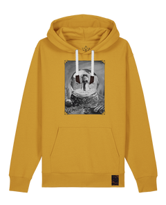 bio-unisex-medium fit-hoodie-schneekugel-stsu177-senf-weiße kordel-front