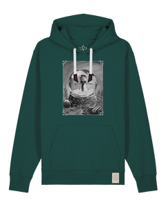 bio-unisex-medium fit-hoodie-schneekugel-stsu177-spirulina-weiße kordel-front