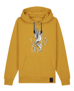 bio-unisex-medium fit-hoodie-seepferdchen-stsu177-senf-sw kordel-front