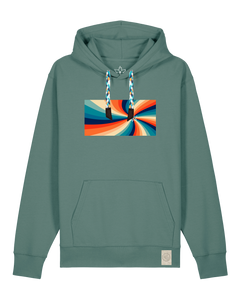 bio-unisex-medium fit-hoodie-six tees-stsu177-blautanne-blaue kordel-front