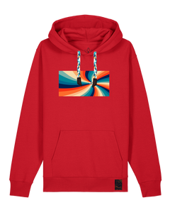 bio-unisex-medium fit-hoodie-six tees-stsu177-erdbeere-blaue kordel-front