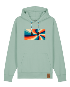 bio-unisex-medium fit-hoodie-six tees-stsu177-eukalyptus-blaue kordel-front