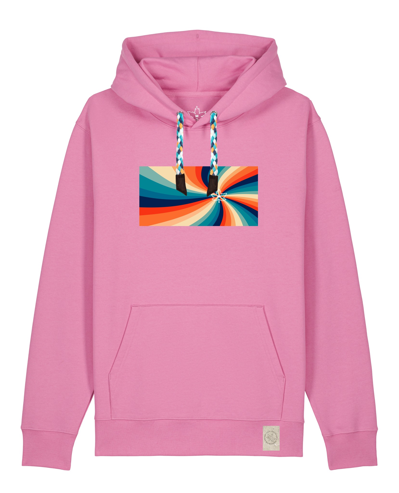 bio-unisex-medium fit-hoodie-six tees-stsu177-kaugummi-blaue kordel-front