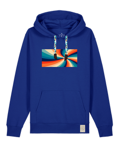 bio-unisex-medium fit-hoodie-six tees-stsu177-kornblume-blaue kordel-front
