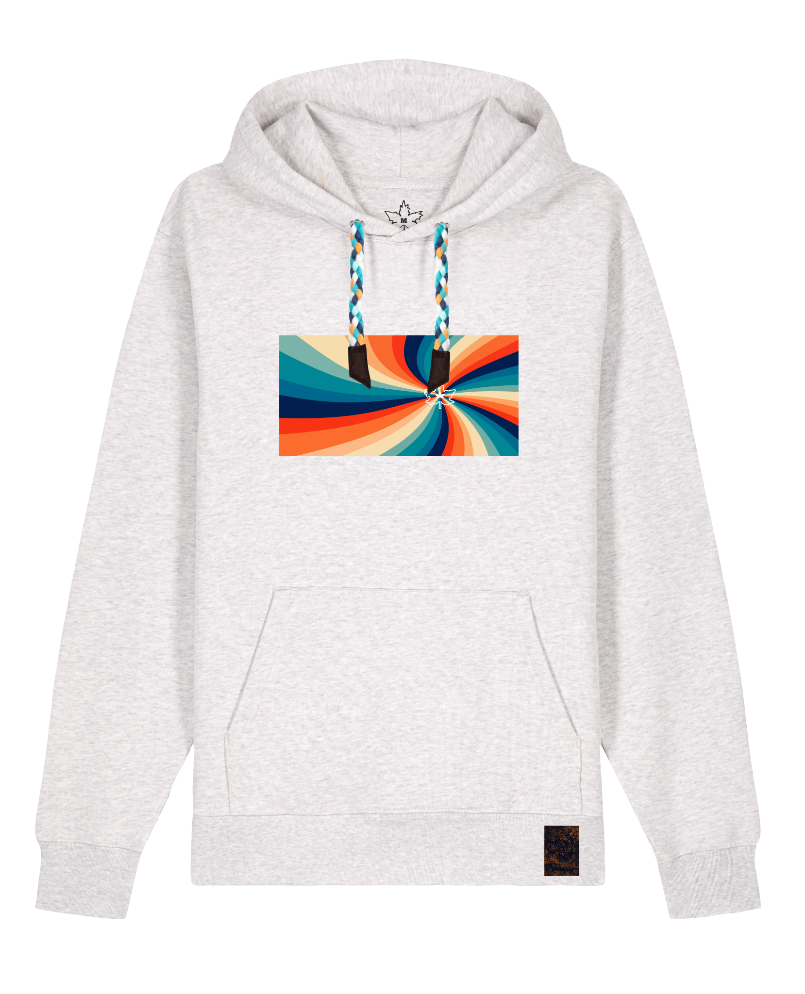 bio-unisex-medium fit-hoodie-six tees-stsu177-rennmaus-blaue kordel-front