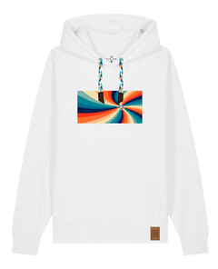 bio-unisex-medium fit-hoodie-six tees-stsu177-weiß-blaue kordel-front