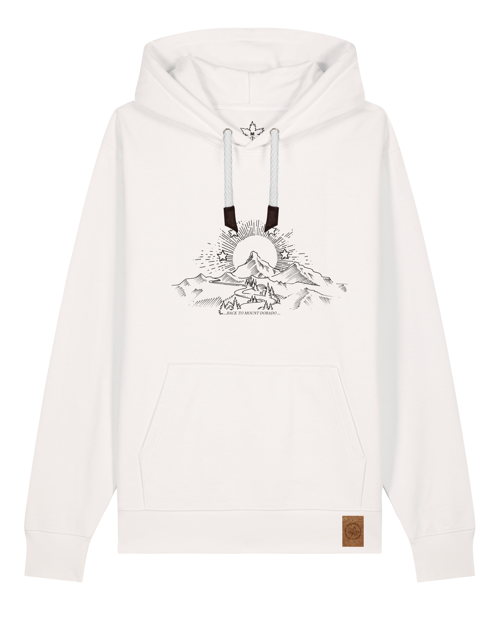 bio-unisex-medium fit-hoodie-skizzle mounty-stsu177-bio ei-weiße kordel-front