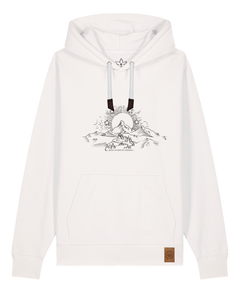 bio-unisex-medium fit-hoodie-skizzle mounty-stsu177-bio ei-weiße kordel-front