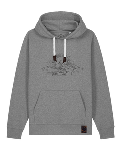 bio-unisex-medium fit-hoodie-skizzle mounty-stsu177-opossum-weiße kordel-front