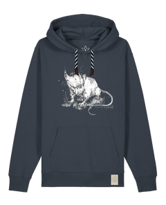 bio-unisex-medium fit-hoodie-solenodon-stsu177-blaubeernacht-sw kordel-front