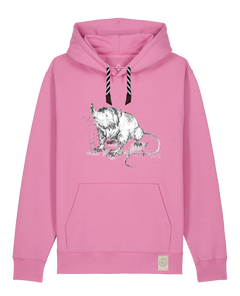 bio-unisex-medium fit-hoodie-solenodon-stsu177-kaugummi-sw kordel-front