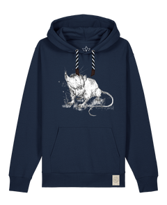 bio-unisex-medium fit-hoodie-solenodon-stsu177-marine-sw kordel-front
