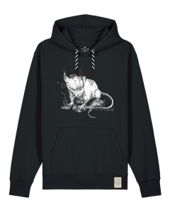 bio-unisex-medium fit-hoodie-solenodon-stsu177-schwarz-sw kordel-front