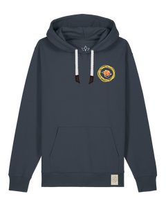 bio-unisex-medium fit-hoodie-spaghetti (backrpint)-stsu177-blaubeernacht-weiße kordel-front