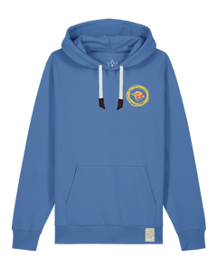 bio-unisex-medium fit-hoodie-spaghetti (backrpint)-stsu177-hortensie-weiße kordel-front