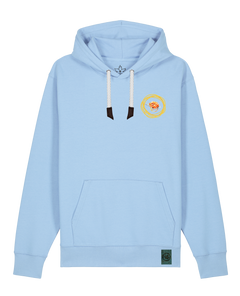 bio-unisex-medium fit-hoodie-spaghetti (backrpint)-stsu177-lagune-weiße kordel-front