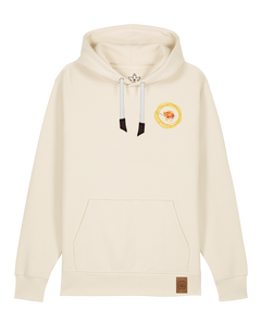 bio-unisex-medium fit-hoodie-spaghetti (backrpint)-stsu177-natur-weiße kordel-front