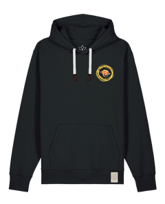 bio-unisex-medium fit-hoodie-spaghetti (backrpint)-stsu177-schwarz-weiße kordel-front