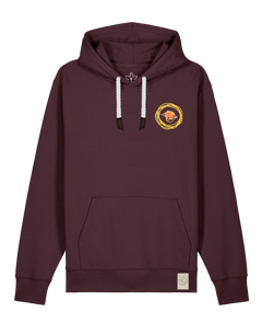 bio-unisex-medium fit-hoodie-spaghetti (backrpint)-stsu177-zartbitter-weiße kordel-front