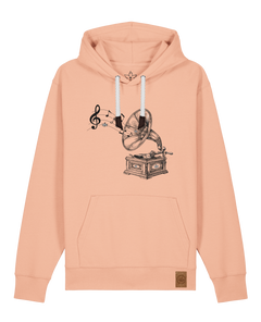 bio-unisex-medium fit-hoodie-stay tuned-stsu177-agyptische keramik-weiße kordel-front
