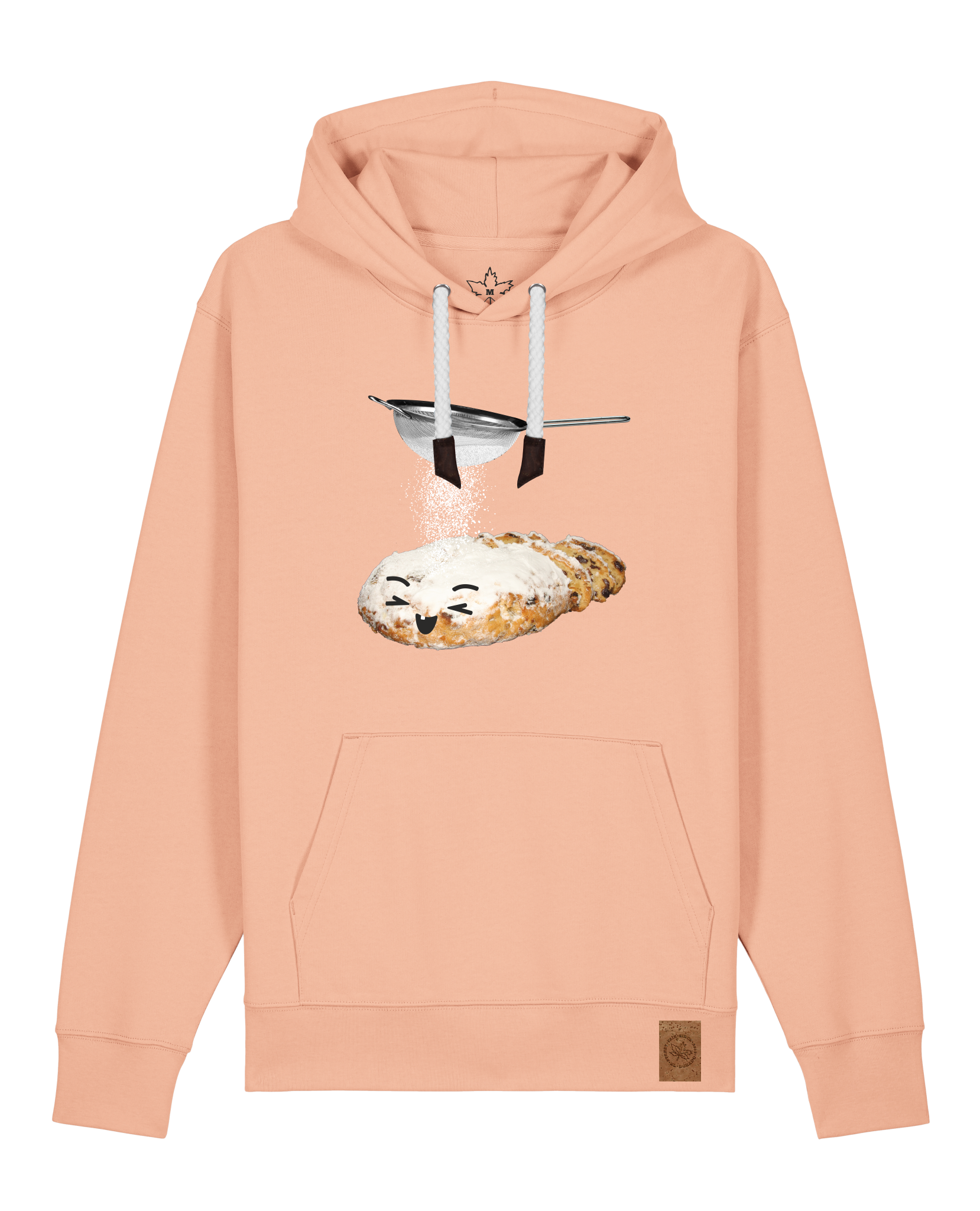 bio-unisex-medium fit-hoodie-stollen-stsu177-agyptische keramik-weiße kordel-front