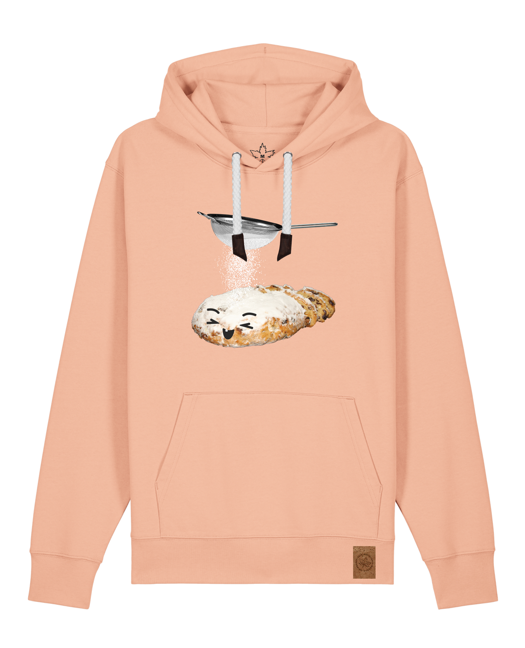 bio-unisex-medium fit-hoodie-stollen-stsu177-agyptische keramik-weiße kordel-front