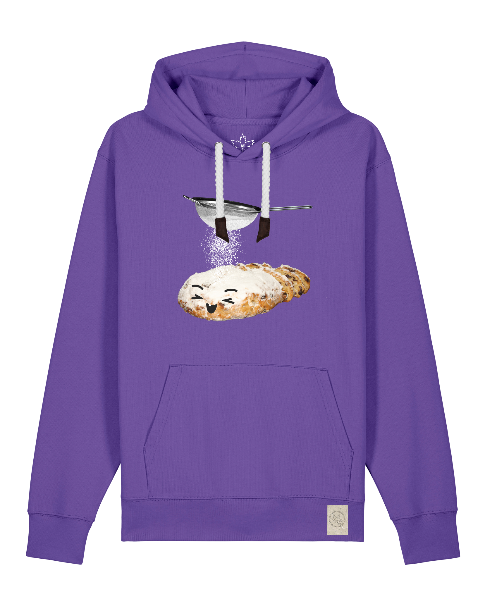 bio-unisex-medium fit-hoodie-stollen-stsu177-blaukraut-weiße kordel-front