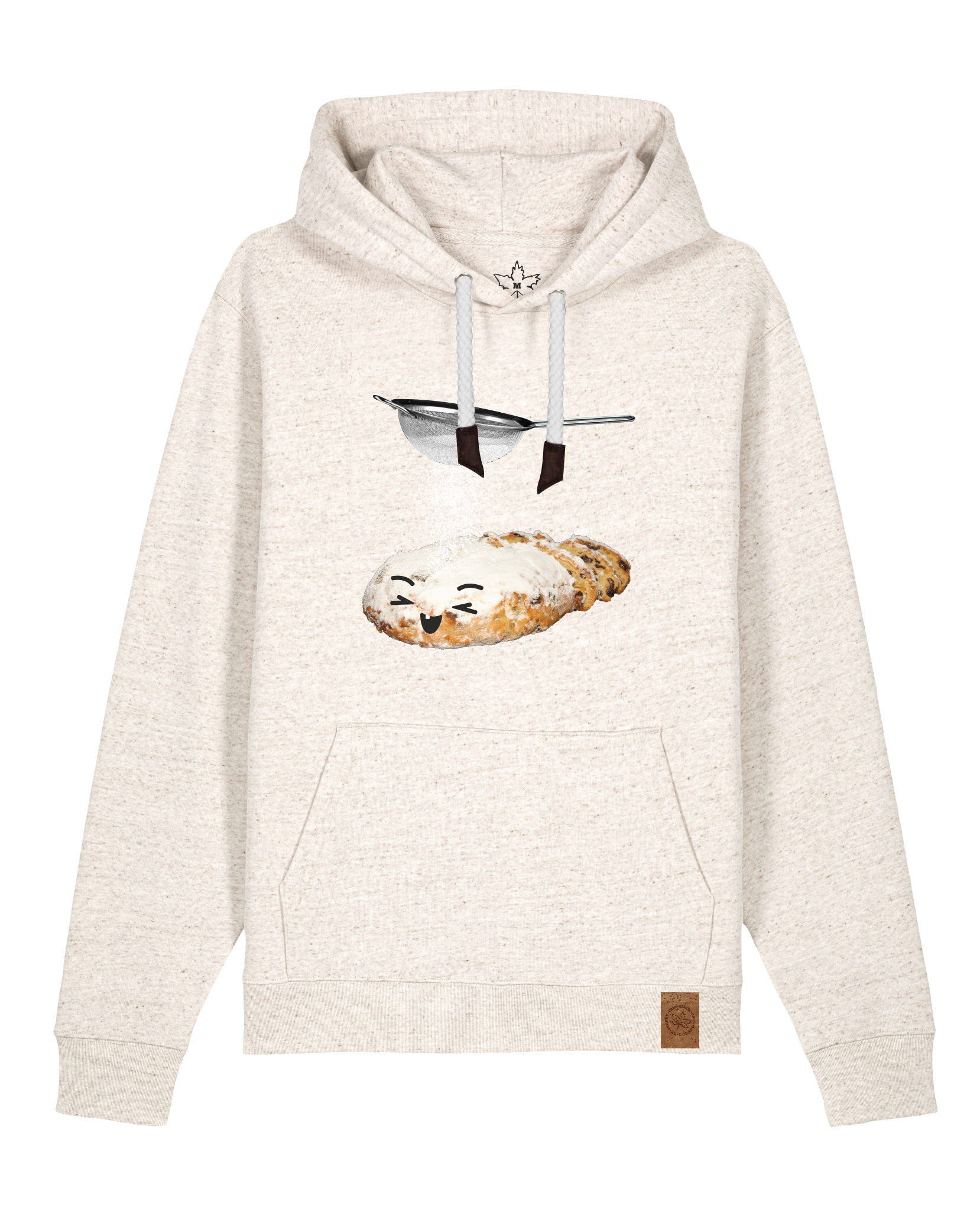 bio-unisex-medium fit-hoodie-stollen-stsu177-elbsandstein-weiße kordel-front