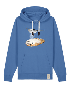 bio-unisex-medium fit-hoodie-stollen-stsu177-hortensie-weiße kordel-front