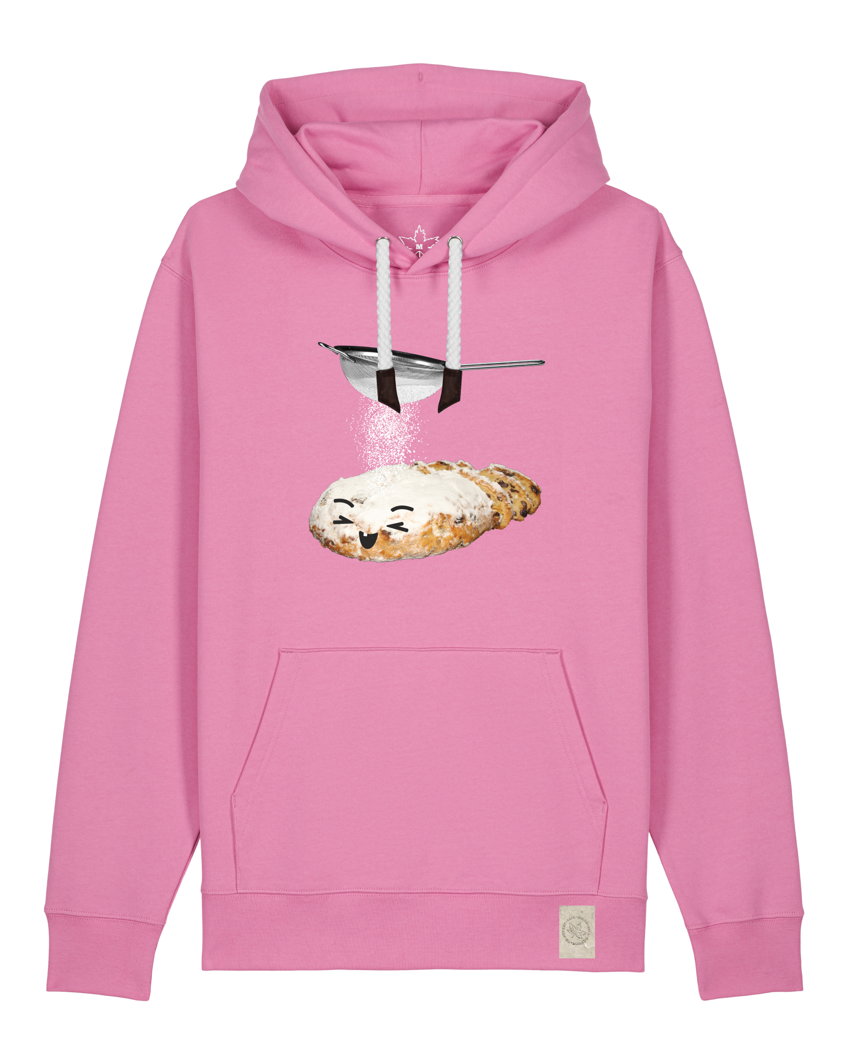 bio-unisex-medium fit-hoodie-stollen-stsu177-kaugummi-weiße kordel-front